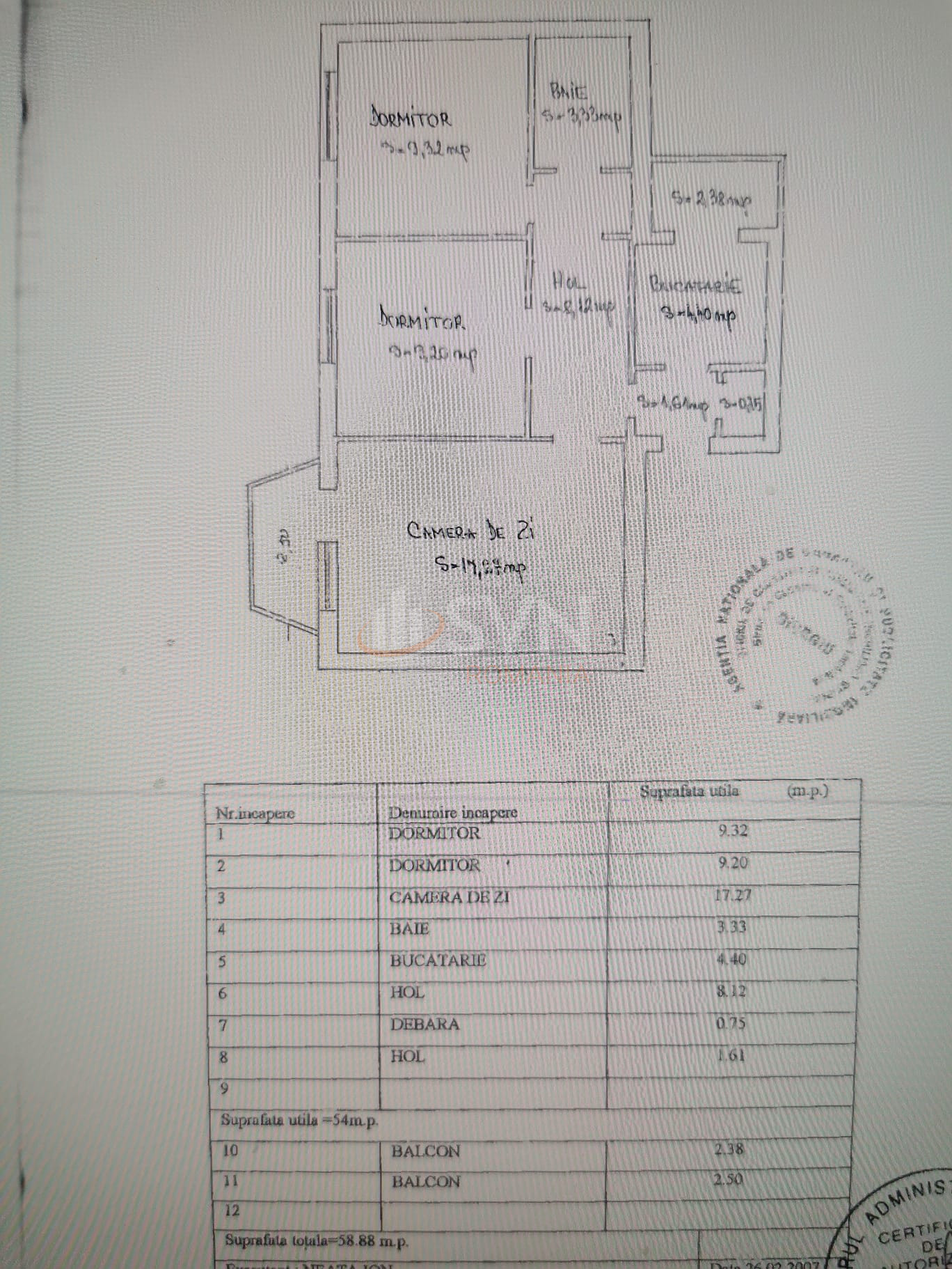 Apartament, 3 camere Giurgiu/Tineretului