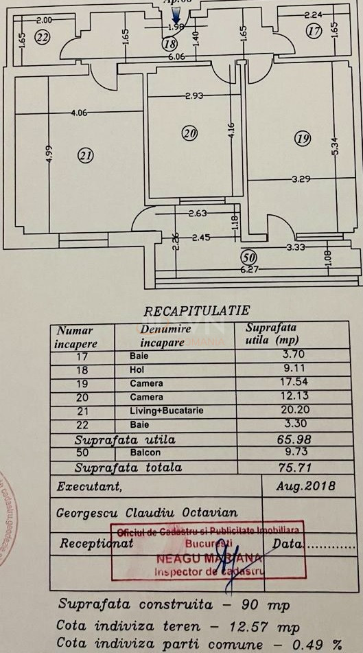 Apartament, 3 camere Bucuresti/Muncii