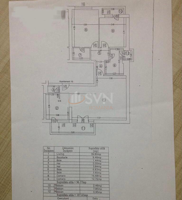 Apartament, 3 camere Bucuresti/Nordului