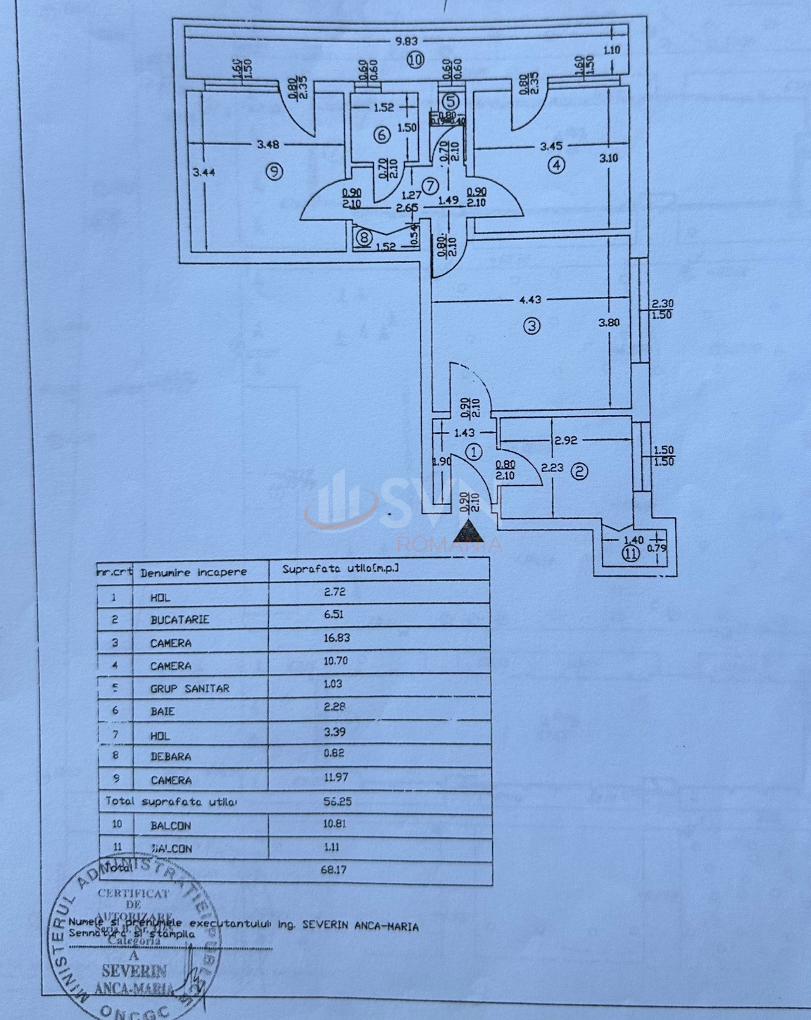 Apartament, 3 camere Bucuresti/Unirii (s3)