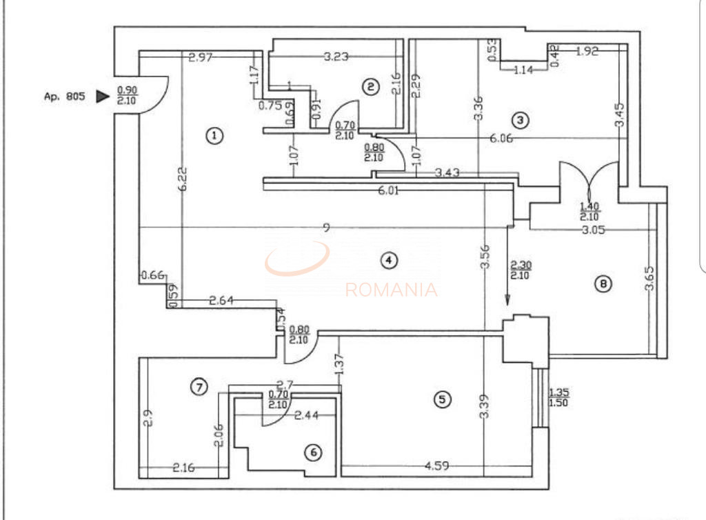 Apartament, 3 camere Bucuresti/Pipera