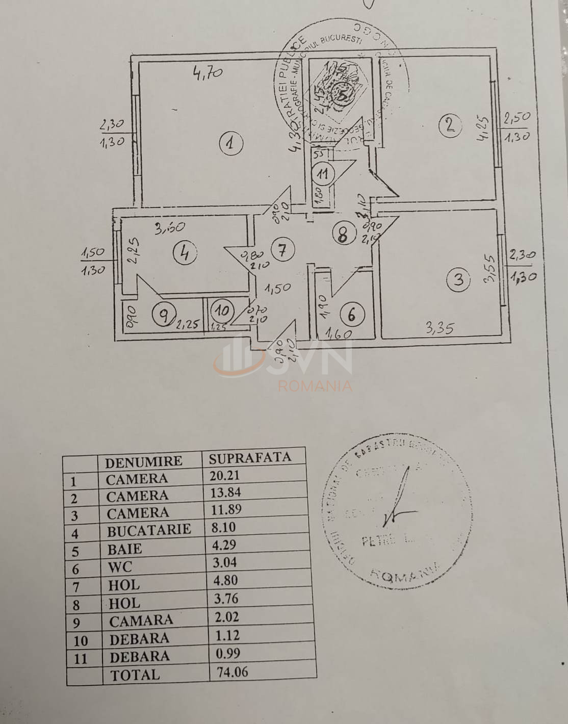 Apartament, 3 camere Bucuresti/Doamna Ghica