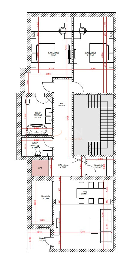 Apartament, 3 camere Bucuresti/Baneasa