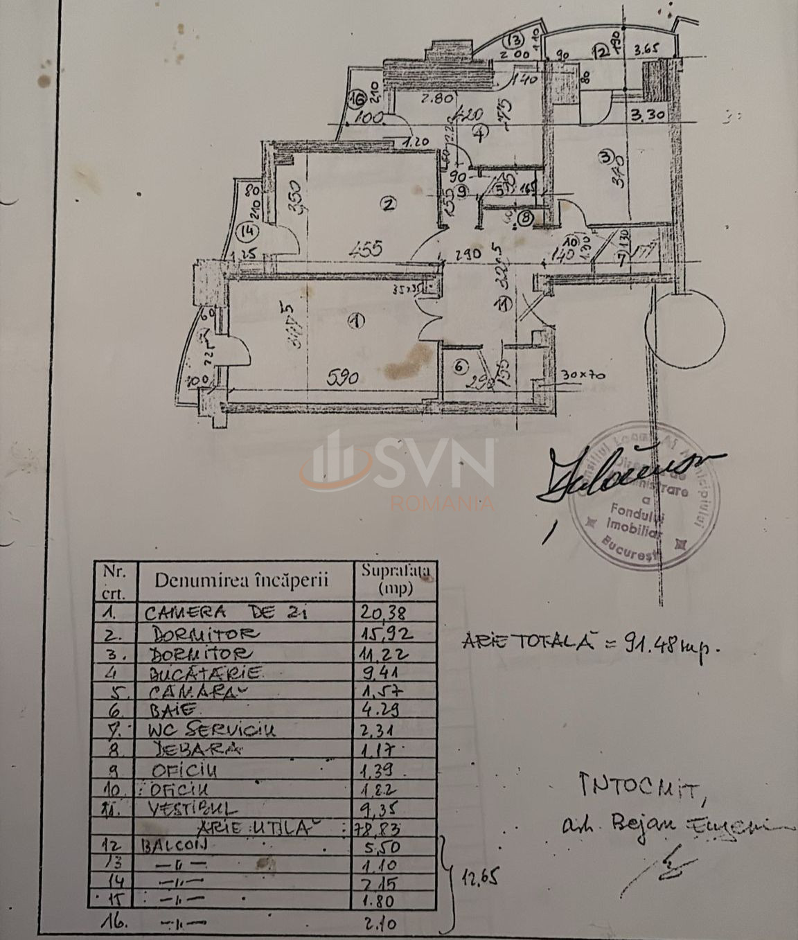 Apartament, 3 camere Bucuresti/Unirii (s3)