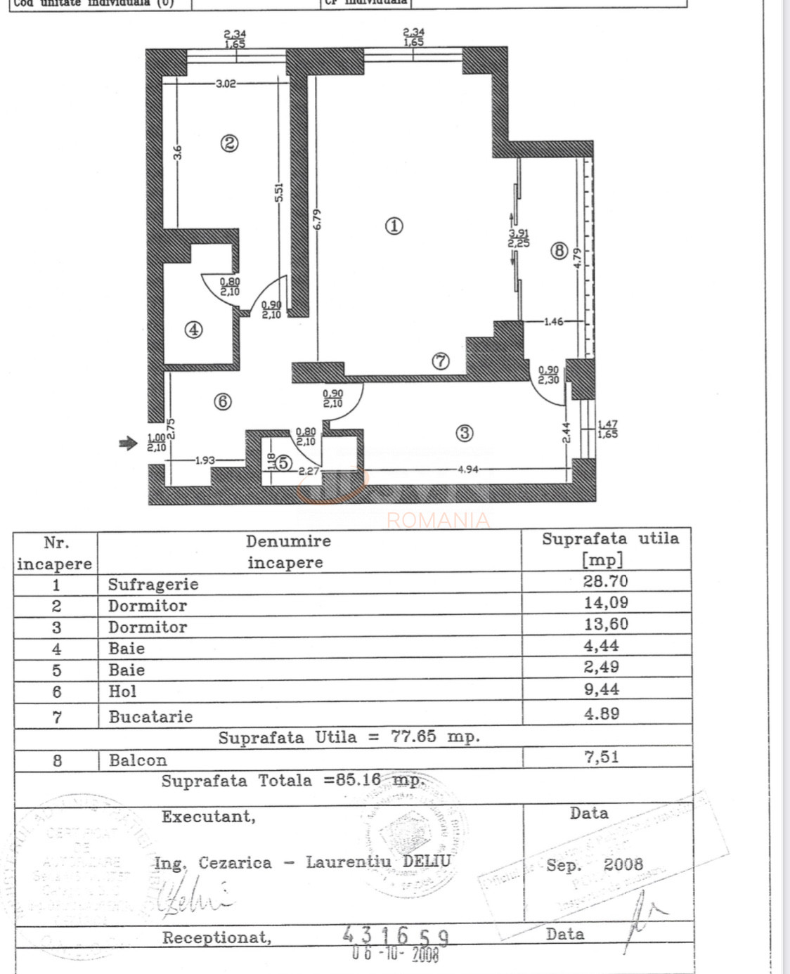 Apartament, 3 camere Bucuresti/Dristor
