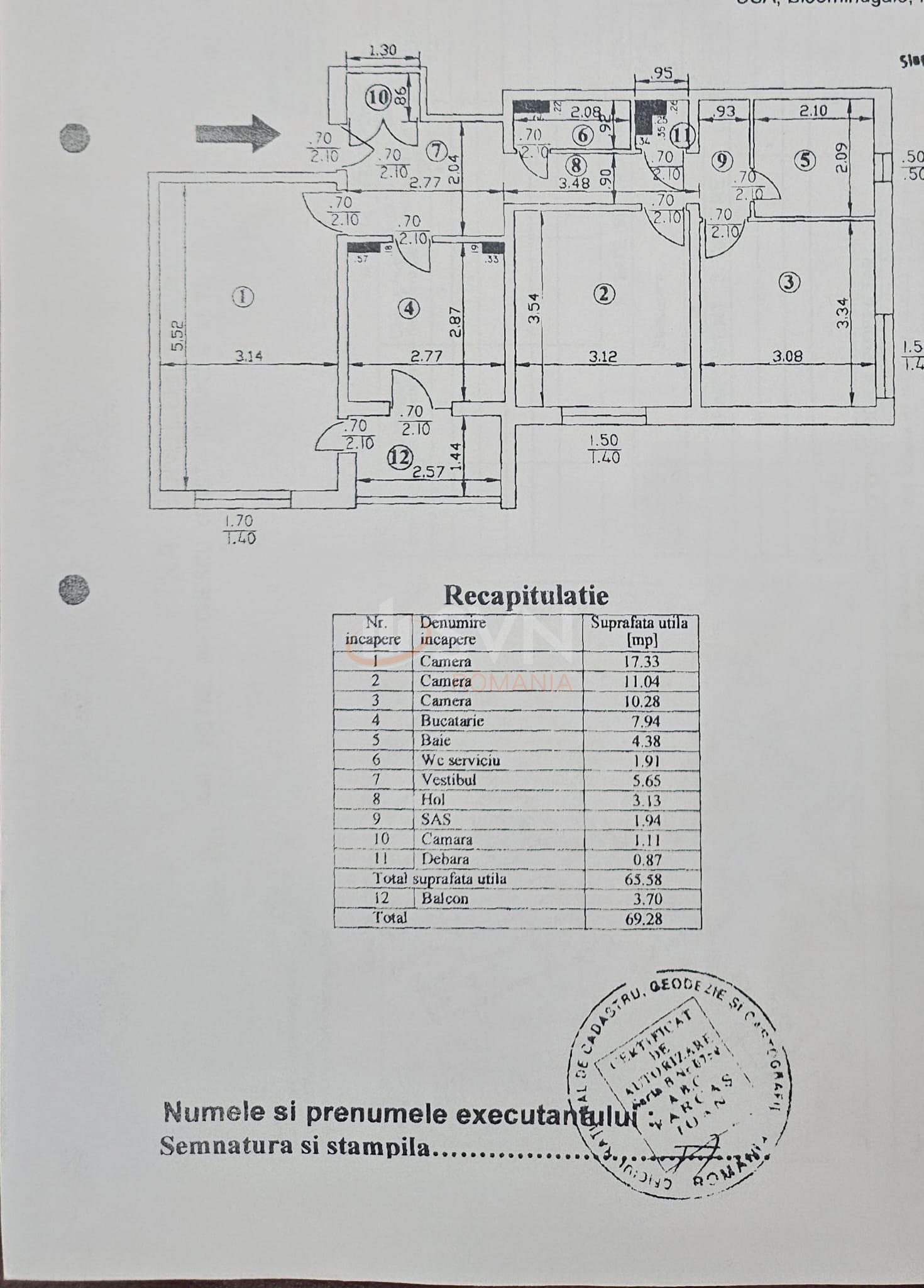 Apartament, 3 camere Bucuresti/Teiul Doamnei