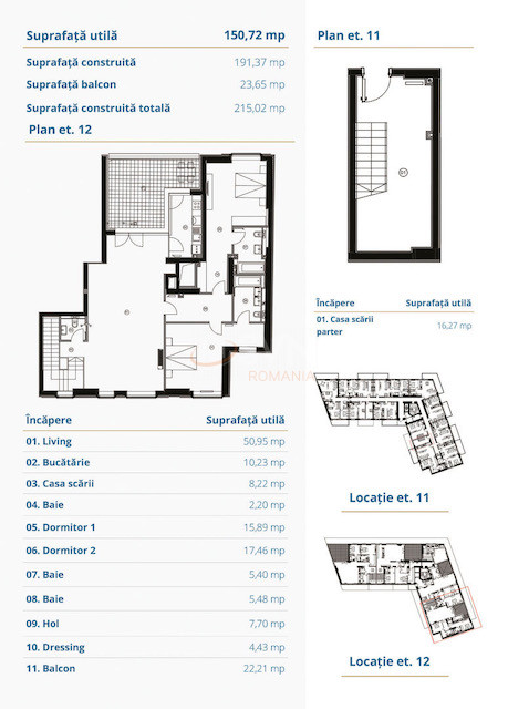 Apartament, 3 camere Bucuresti/Aviatiei