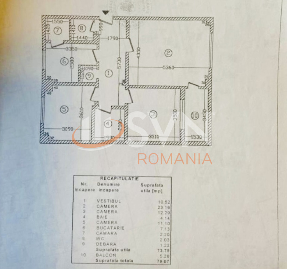 Apartament, 3 camere Bucuresti/Piata Muncii