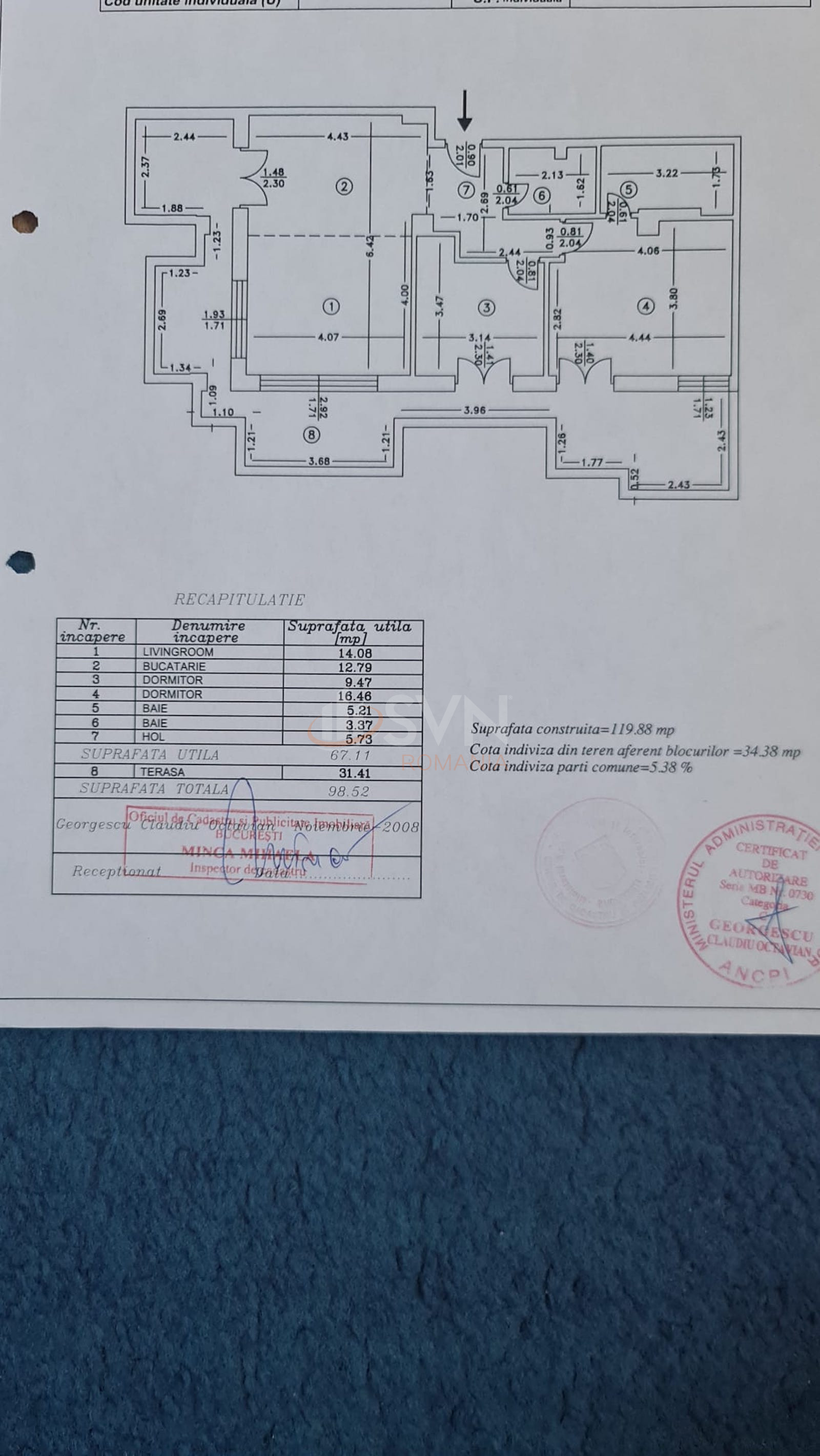 Apartament, 3 camere Bucuresti/Sisesti