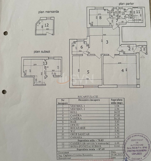 Apartament, 3 camere Bucuresti/Tineretului