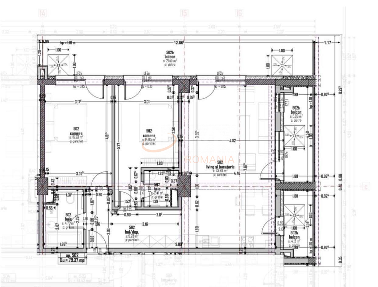 Apartament, 3 camere Cluj/Zorilor