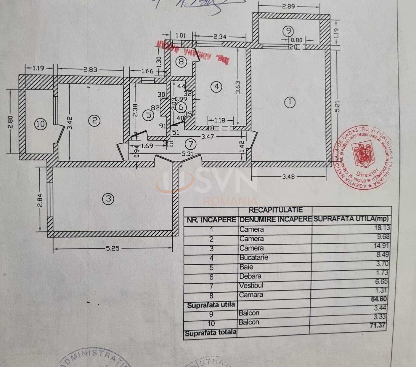 Apartament, 3 camere Bucuresti/Aviatiei