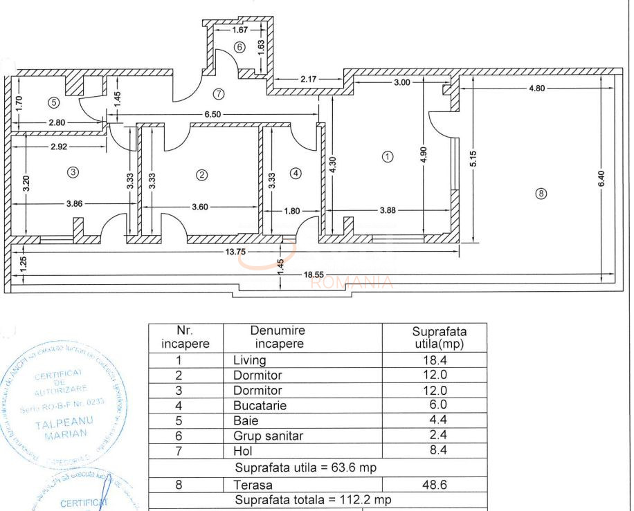 Apartament, 3 camere Bucuresti/Theodor Pallady