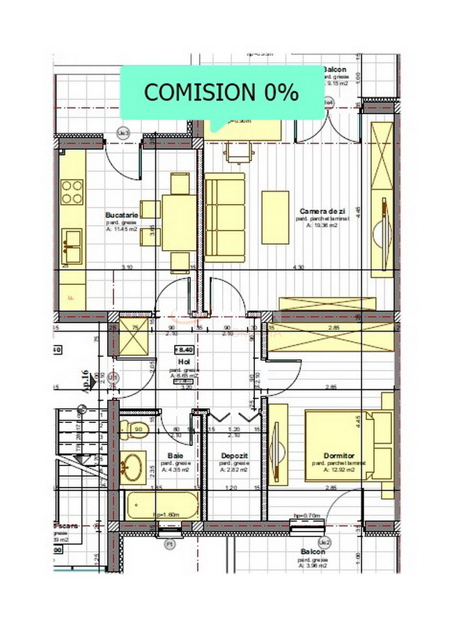 Apartament, 3 camere Cluj/Centru