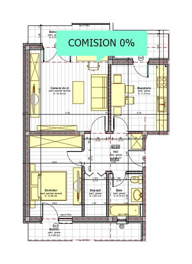Apartament, 3 camere Cluj/Centru