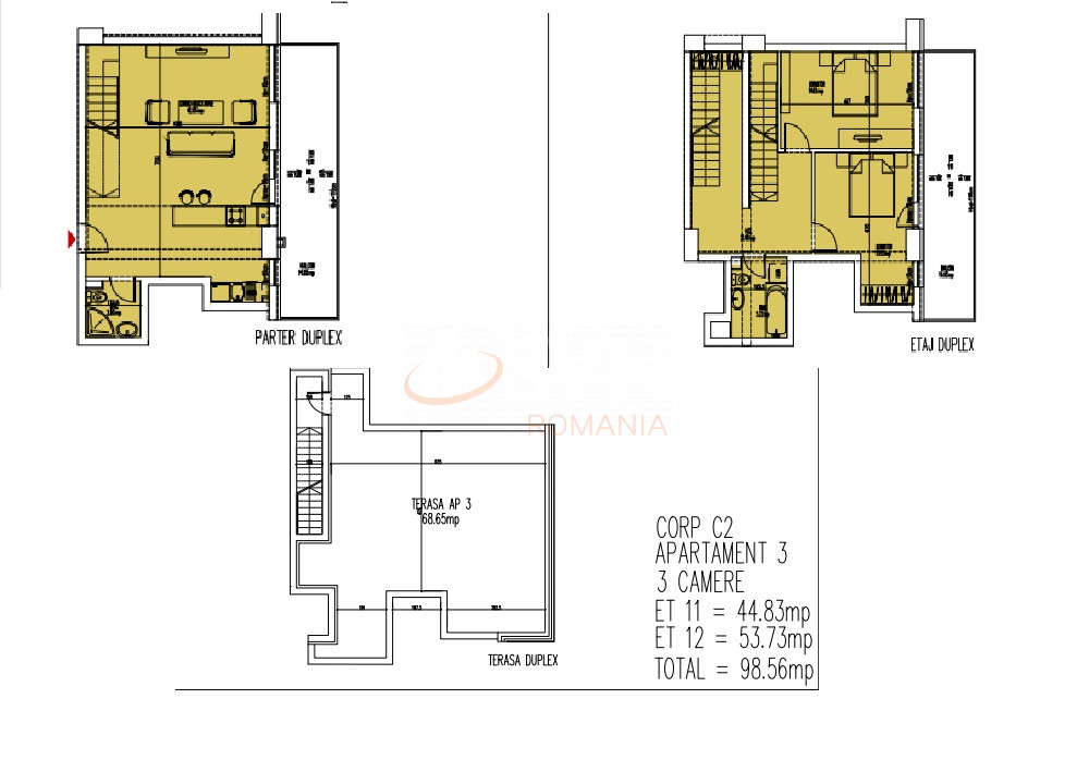 Apartament, 3 camere Bucuresti/Viilor