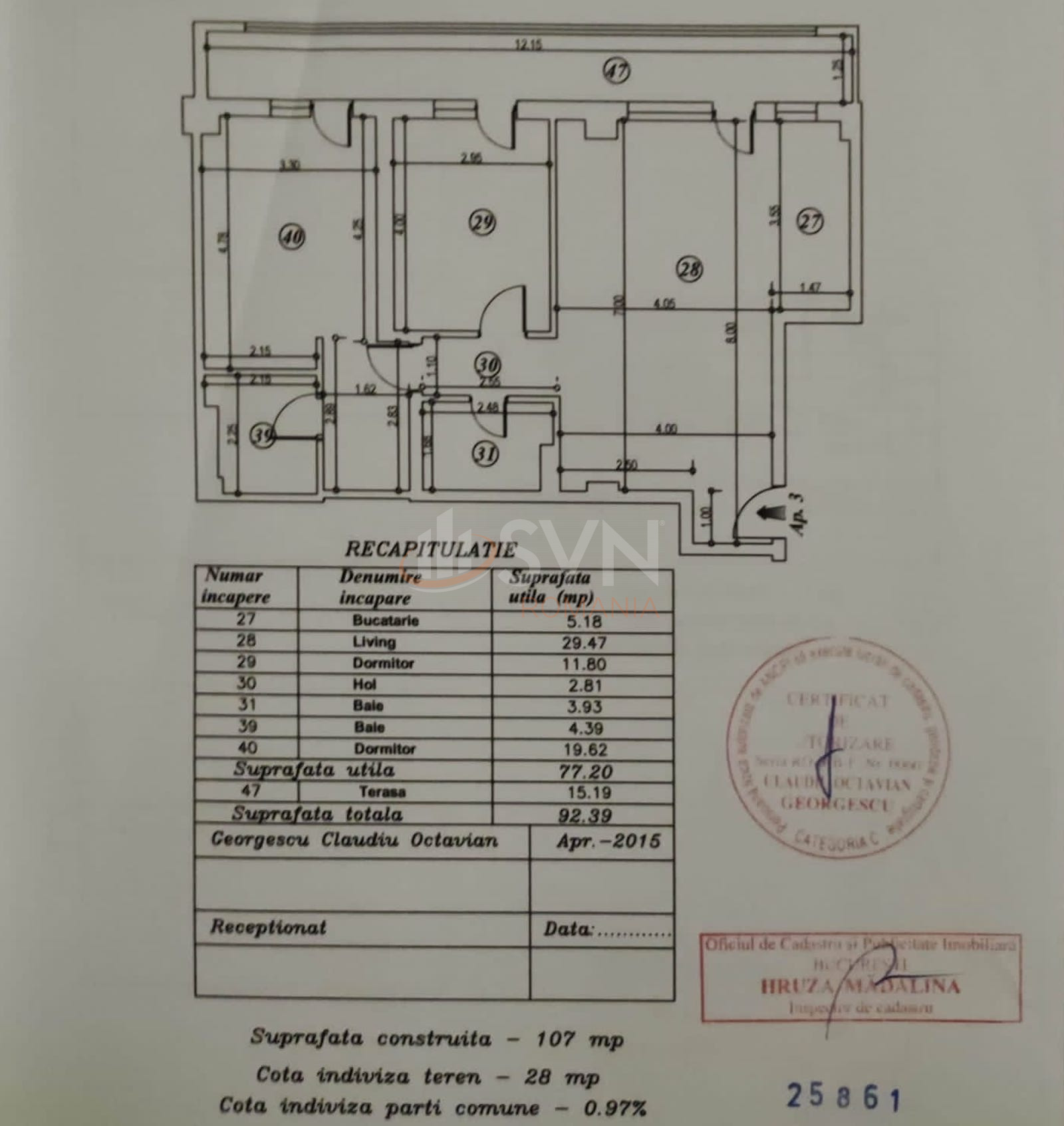 Apartament, 3 camere Bucuresti/Baneasa