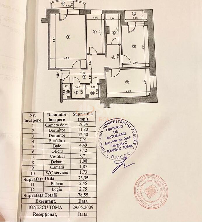 Apartament, 3 camere Bucuresti/Aviatiei