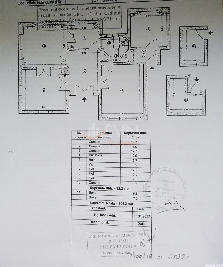 Apartament, 3 camere Bucuresti/Eminescu