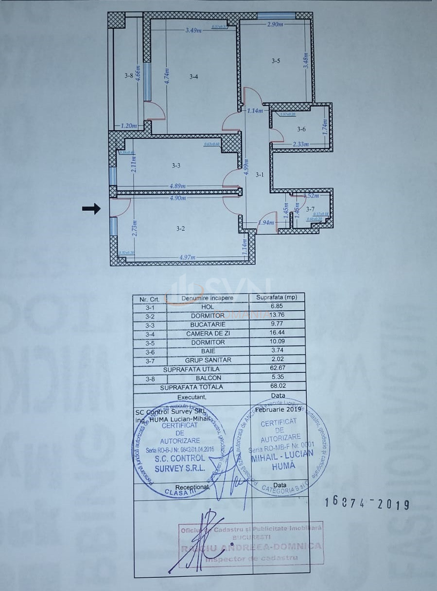 Apartament, 3 camere Bucuresti/Nicolae Grigorescu