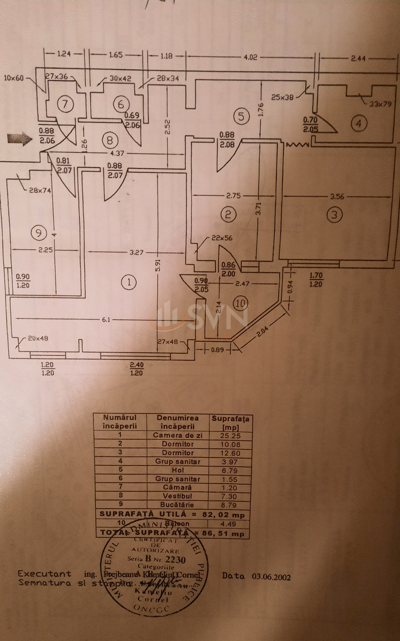 Apartament, 3 camere Bucuresti/1 Mai