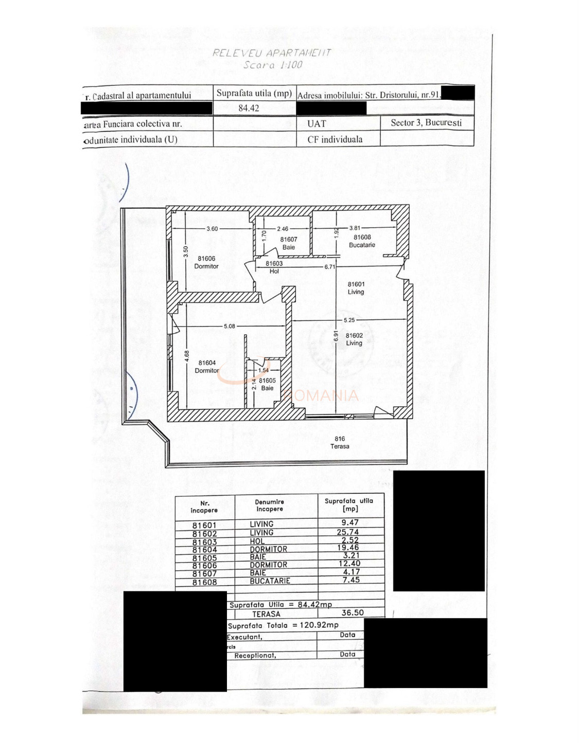Apartament, 3 camere Bucuresti/Baba Novac