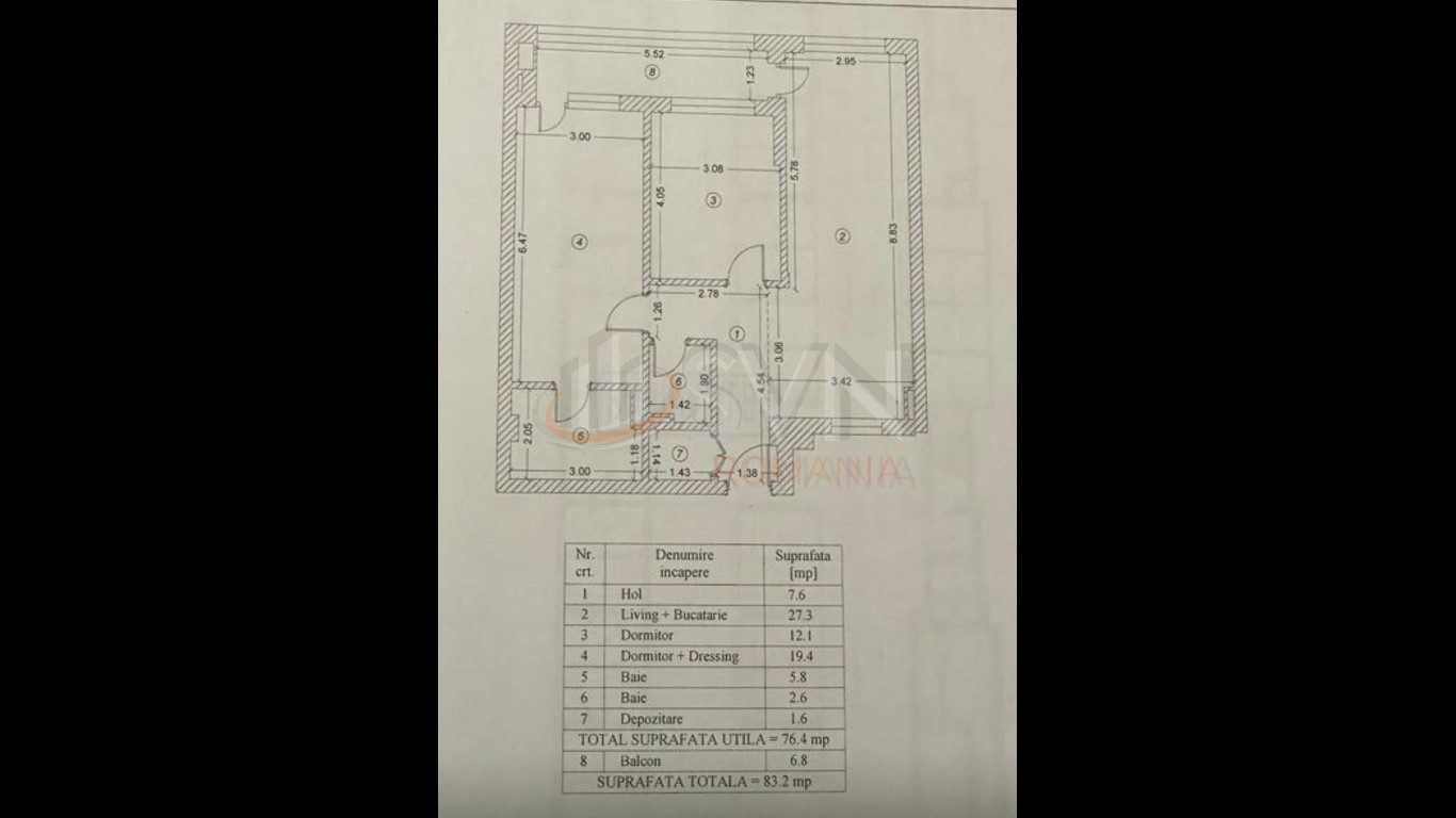 Apartament, 3 camere Bucuresti/Pipera