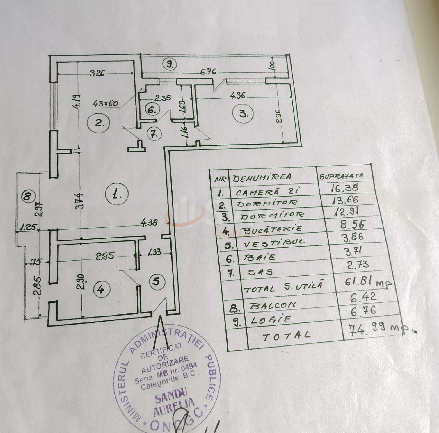 Apartament, 3 camere Bucuresti/Stefan Cel Mare