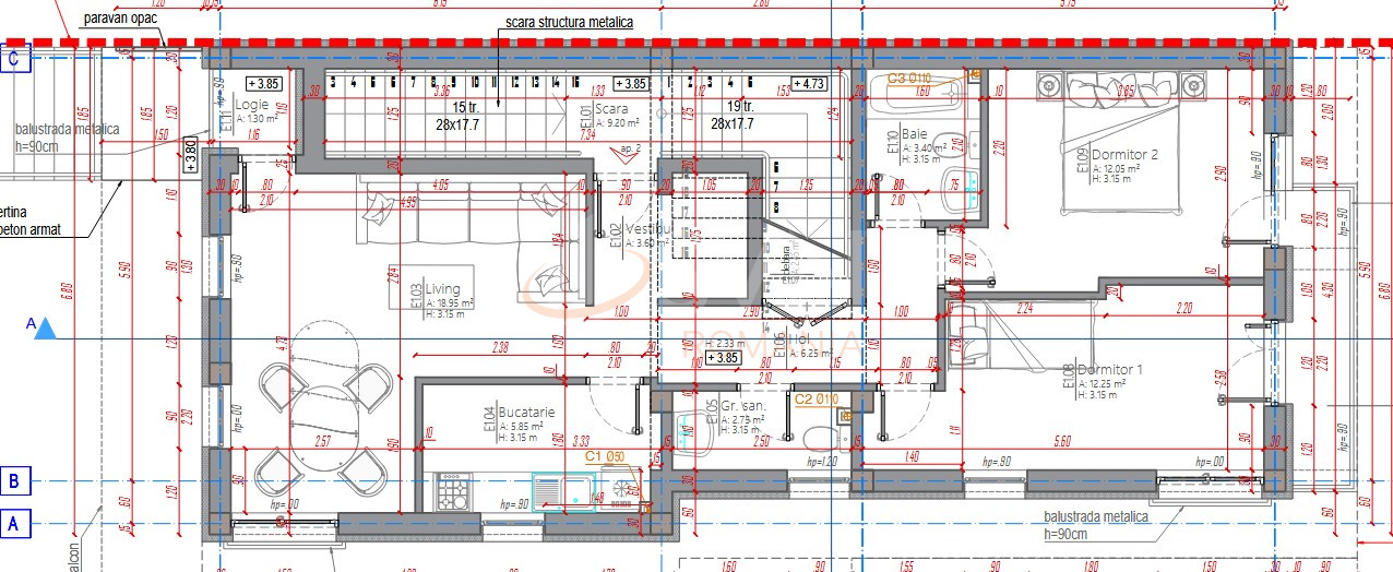 Apartament, 3 camere Bucuresti/Uverturii