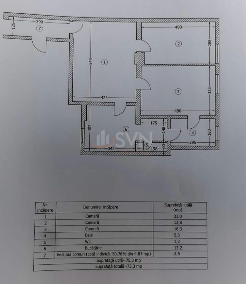 Apartament, 3 camere Bucuresti/Universitate (s1)