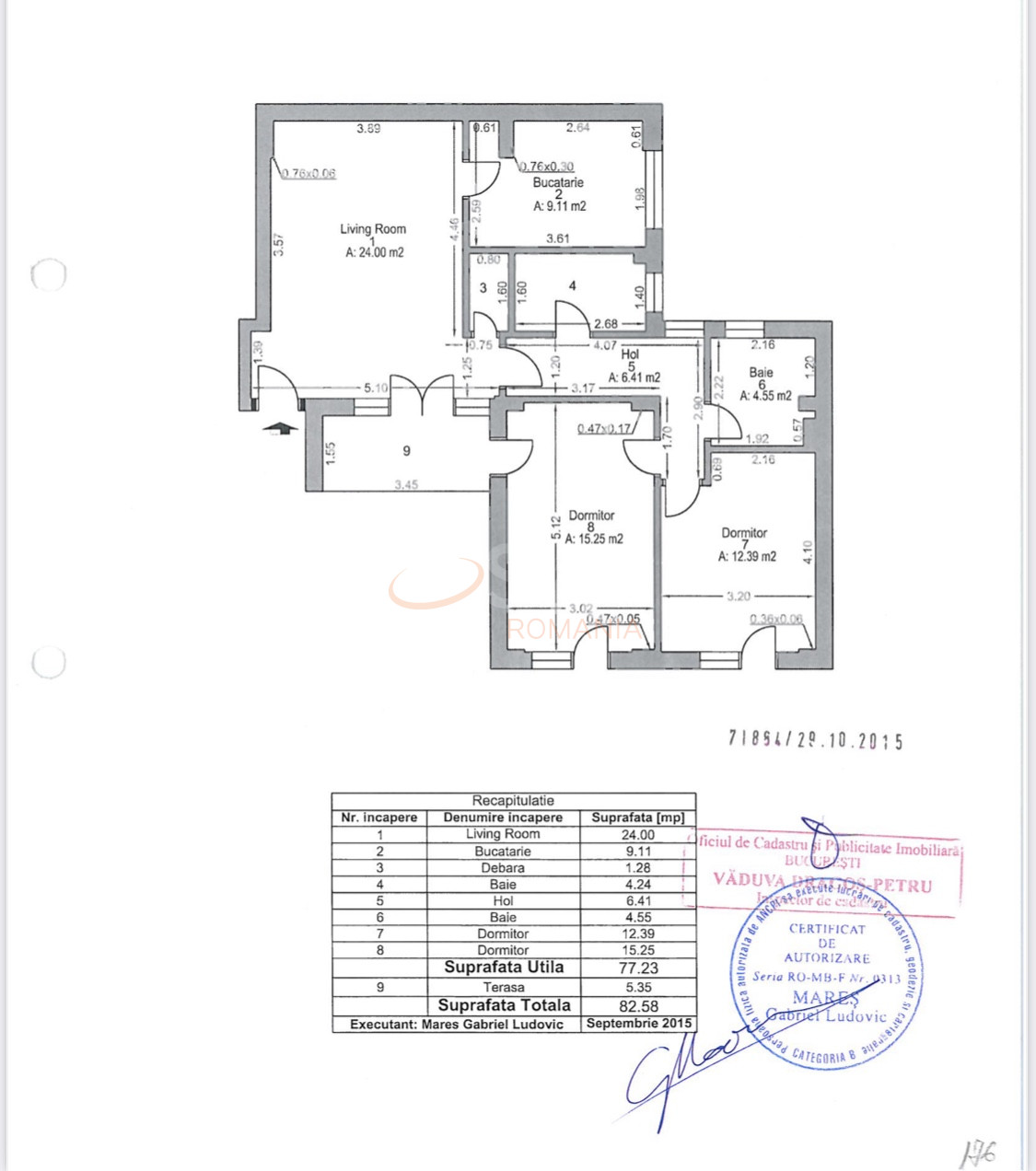 Apartament, 3 camere Bucuresti/Unirii (s3)