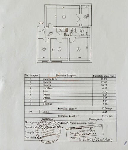 Apartament, 3 camere Bucuresti/Dristor
