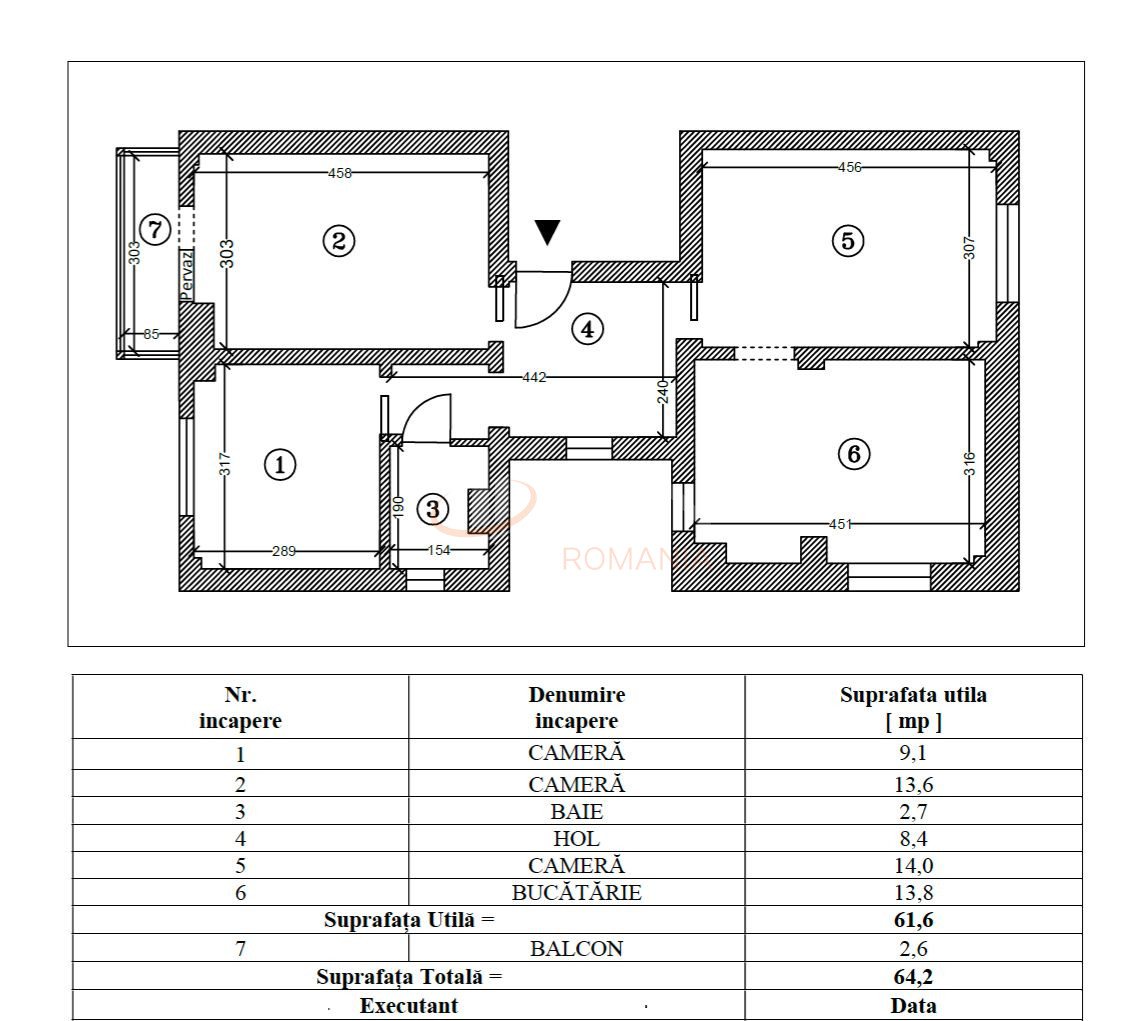 Apartament, 3 camere Bucuresti/Lacul Tei