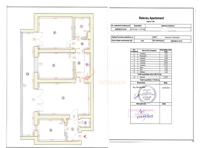 Apartament, 3 camere Bucuresti/Titan