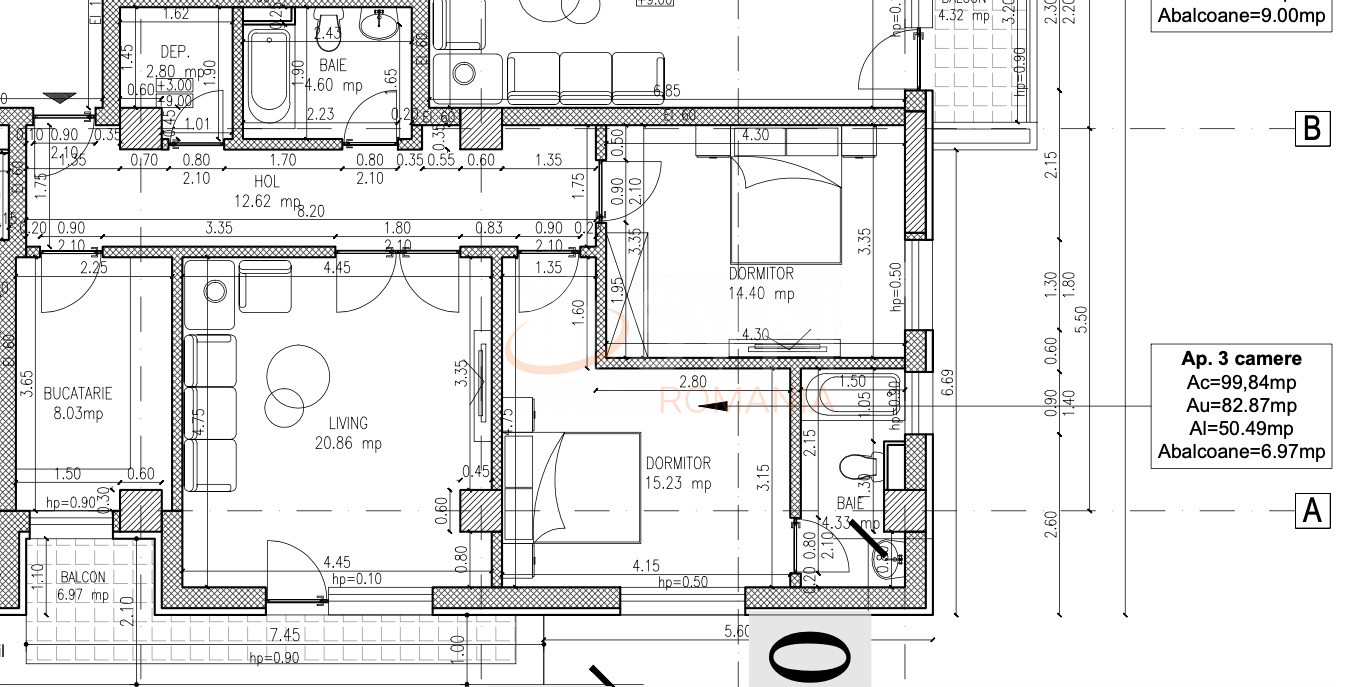 Apartament, 3 camere Bucuresti/Sisesti