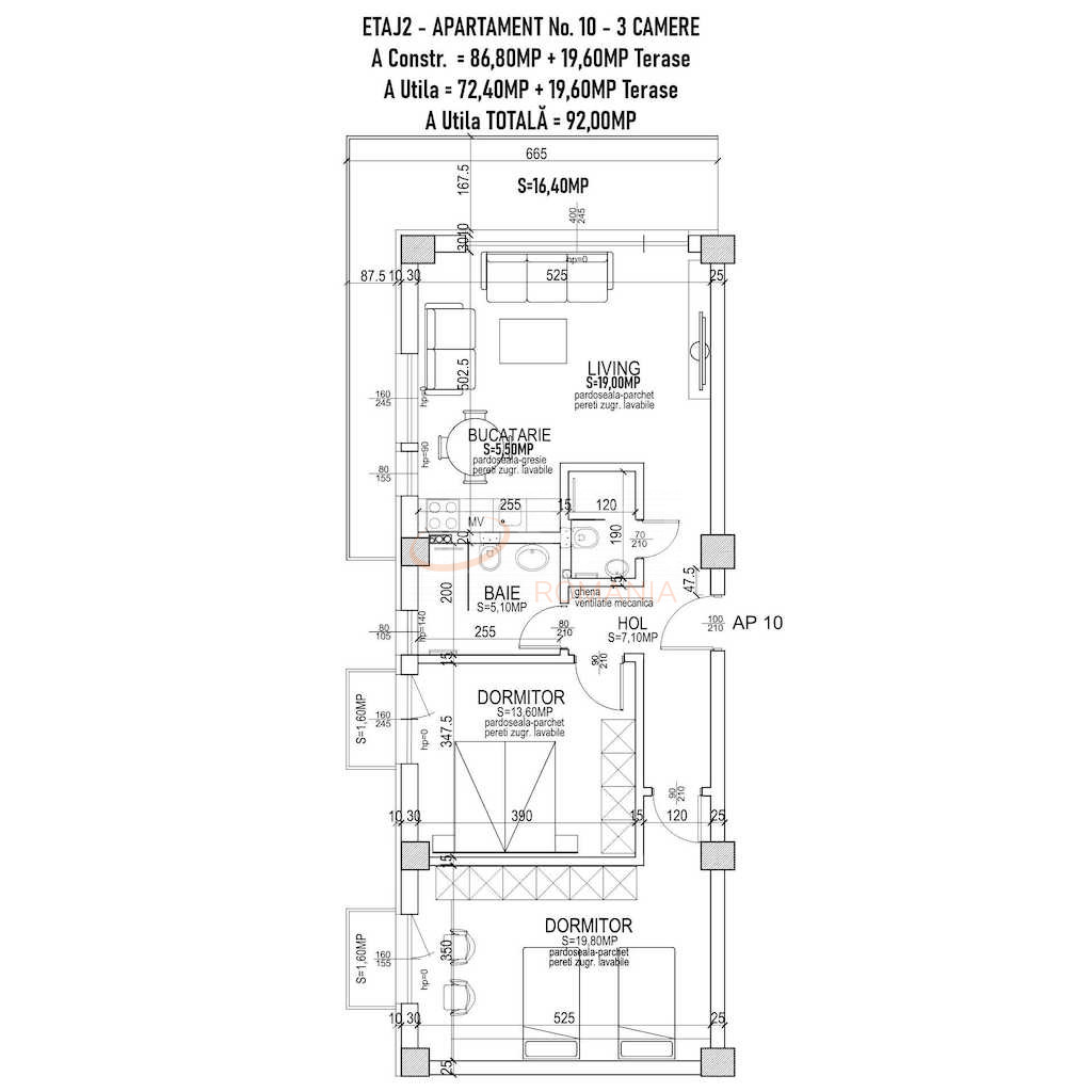 Apartament, 3 camere Bucuresti/Pipera