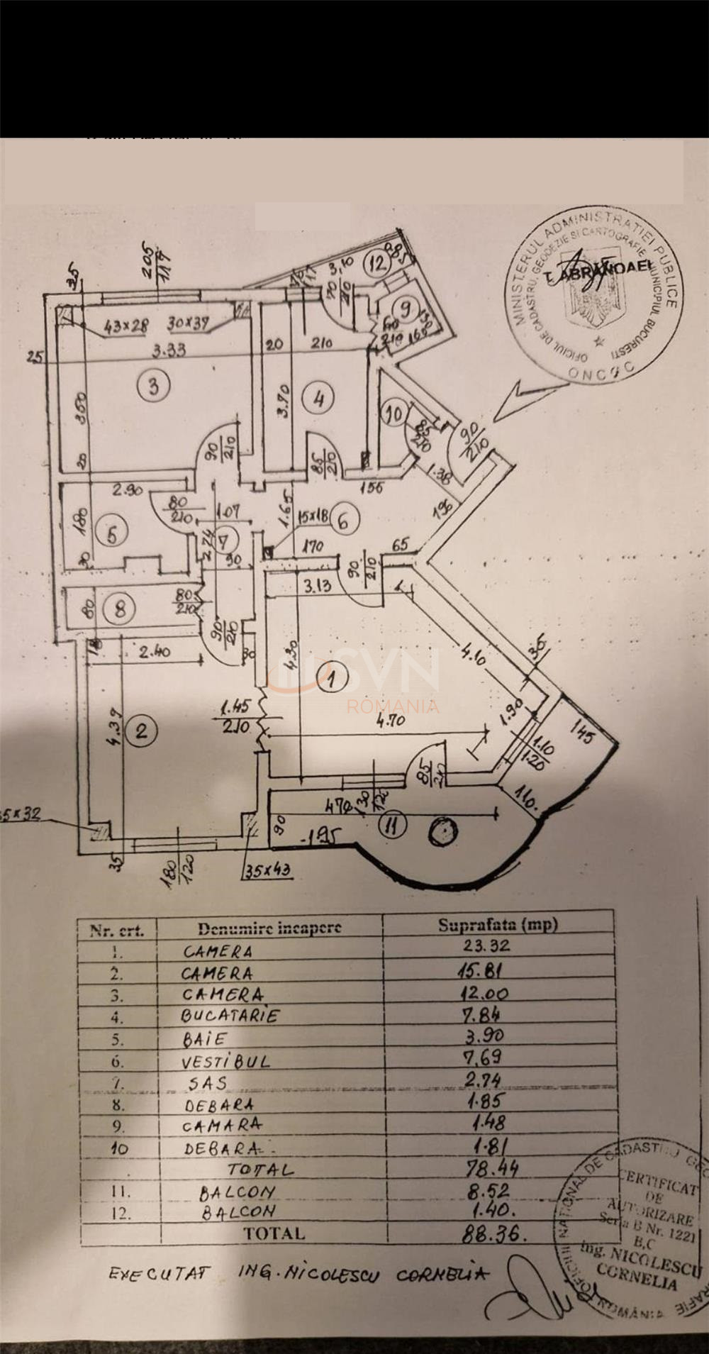 Apartament, 3 camere Bucuresti/Decebal