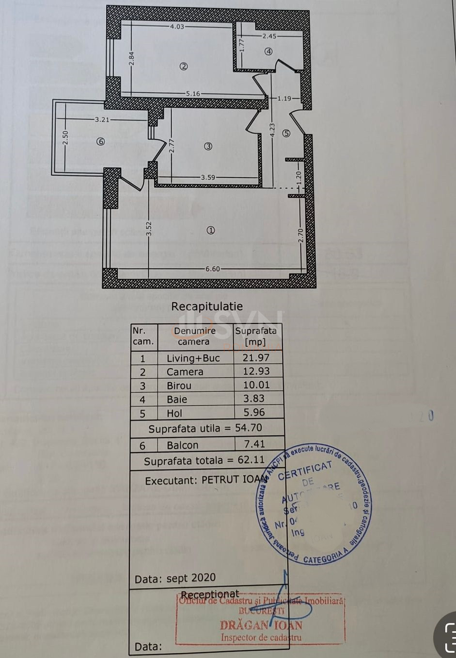 Apartament, 3 camere Bucuresti/1 Mai