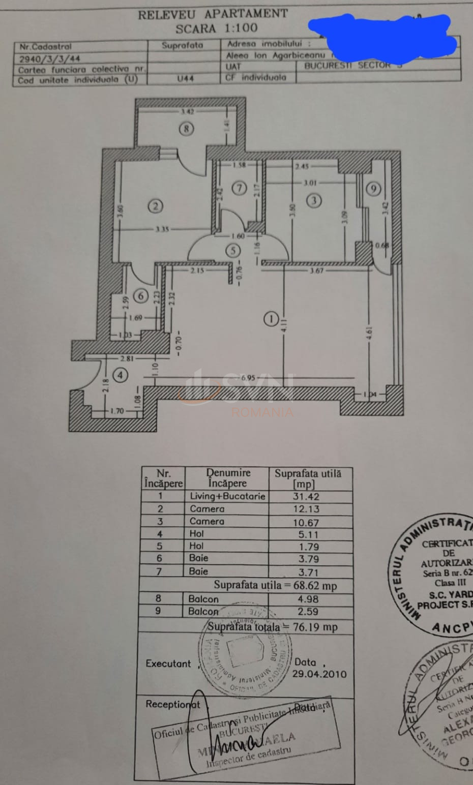 Apartament, 3 camere Bucuresti/Titan