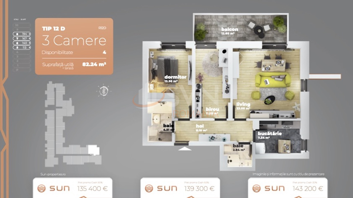 Apartament, 3 camere Bucuresti/Berceni