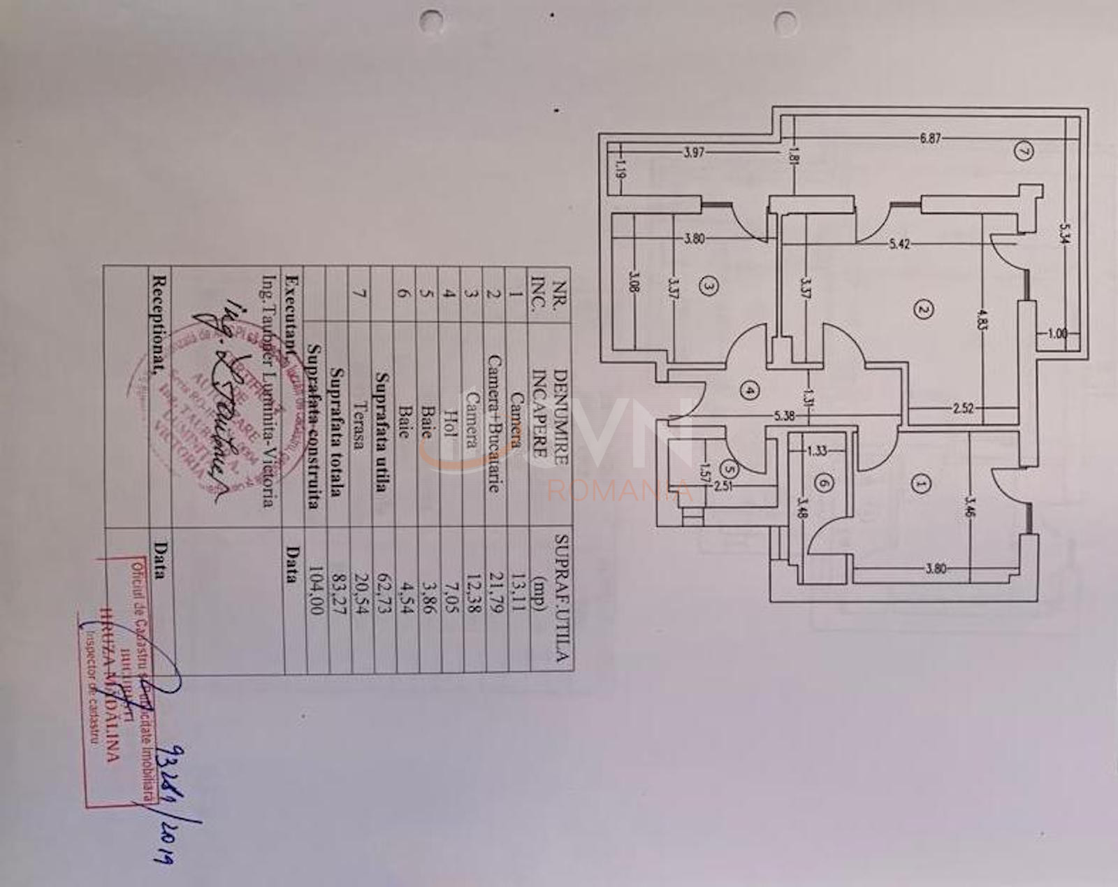 Apartament, 3 camere Bucuresti/Bucurestii Noi