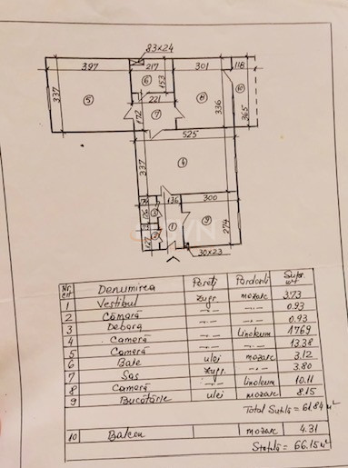 Apartament, 3 camere Bucuresti/Titan