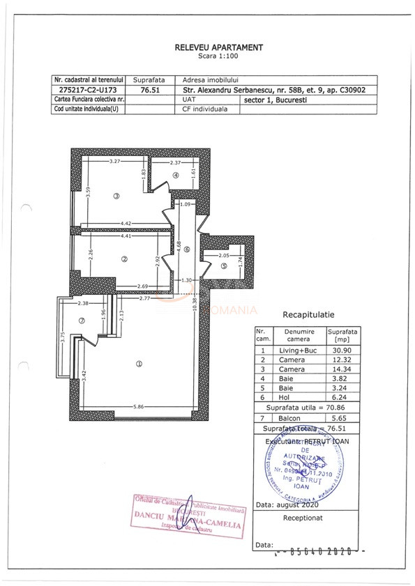 Apartament, 3 camere Bucuresti/Aviatiei