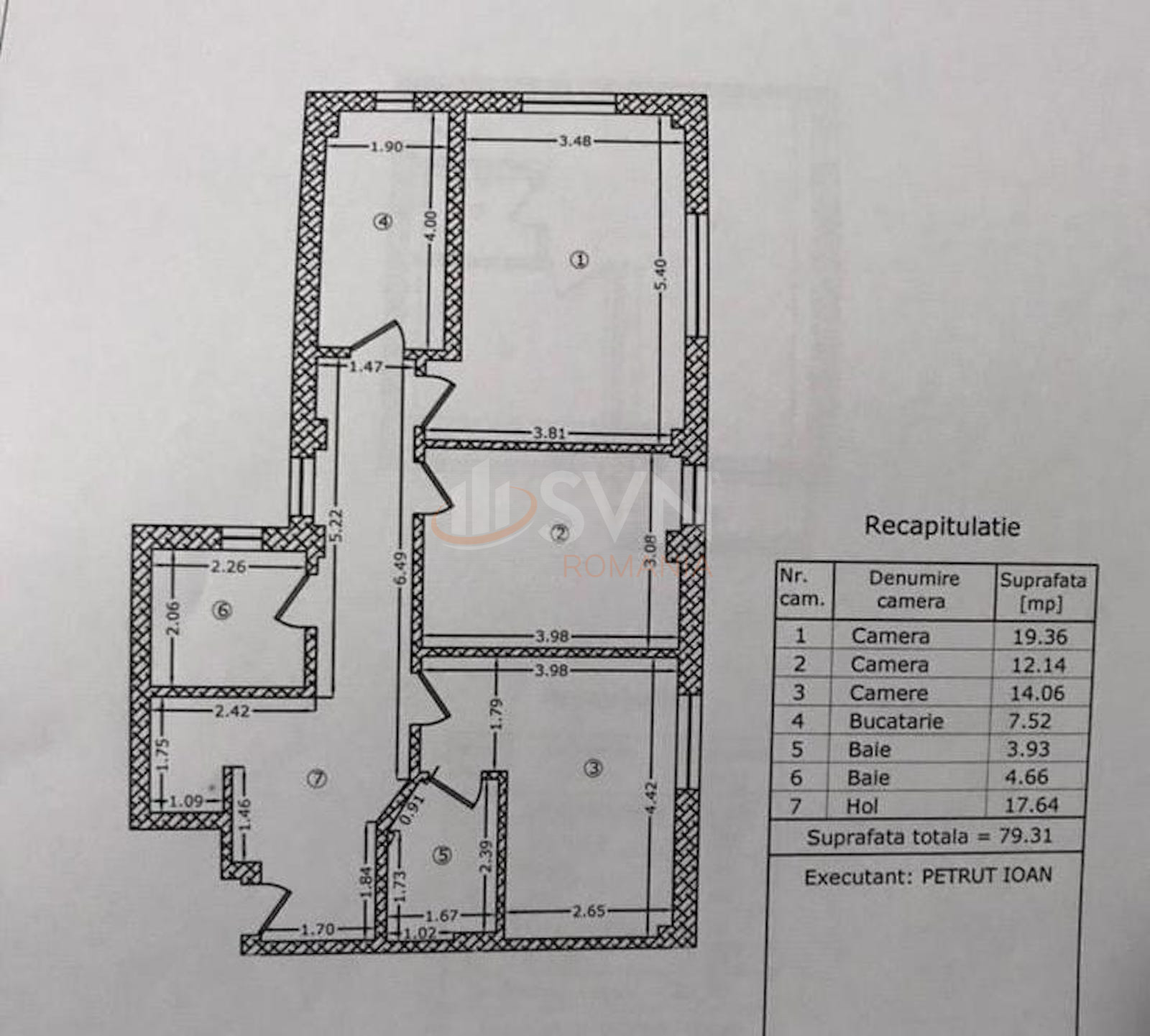 Apartament, 3 camere Bucuresti/Chitila