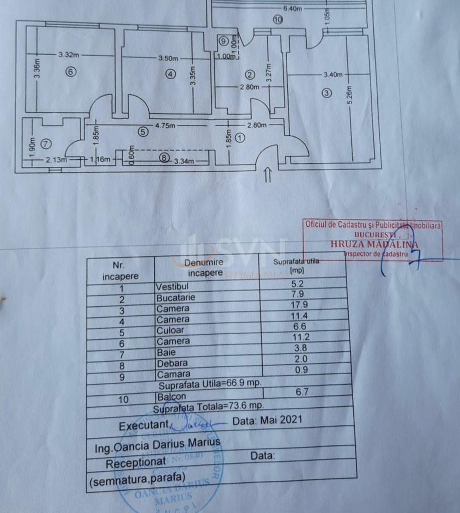 Apartament, 3 camere Bucuresti/Militari