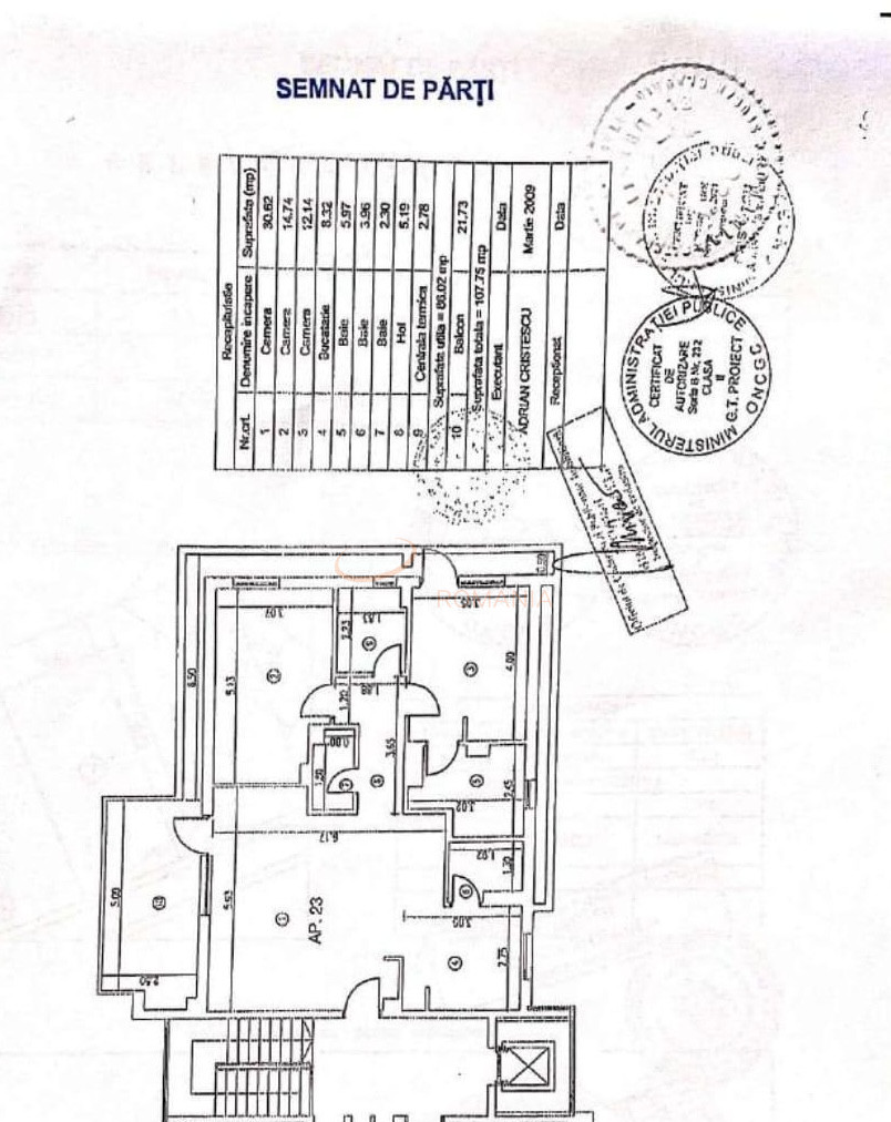 Apartament, 3 camere Bucuresti/Baneasa