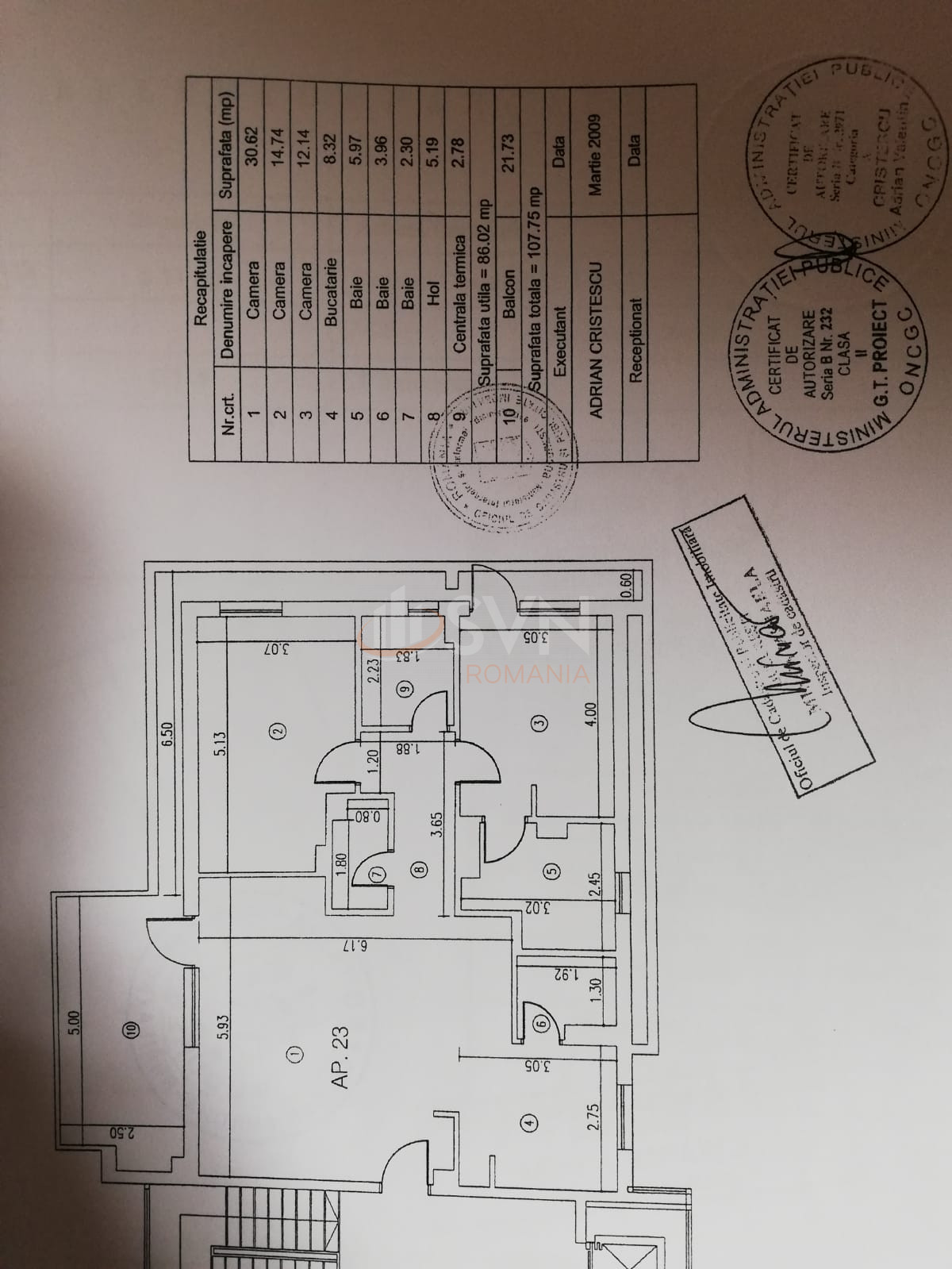 Apartament, 3 camere Bucuresti/Baneasa