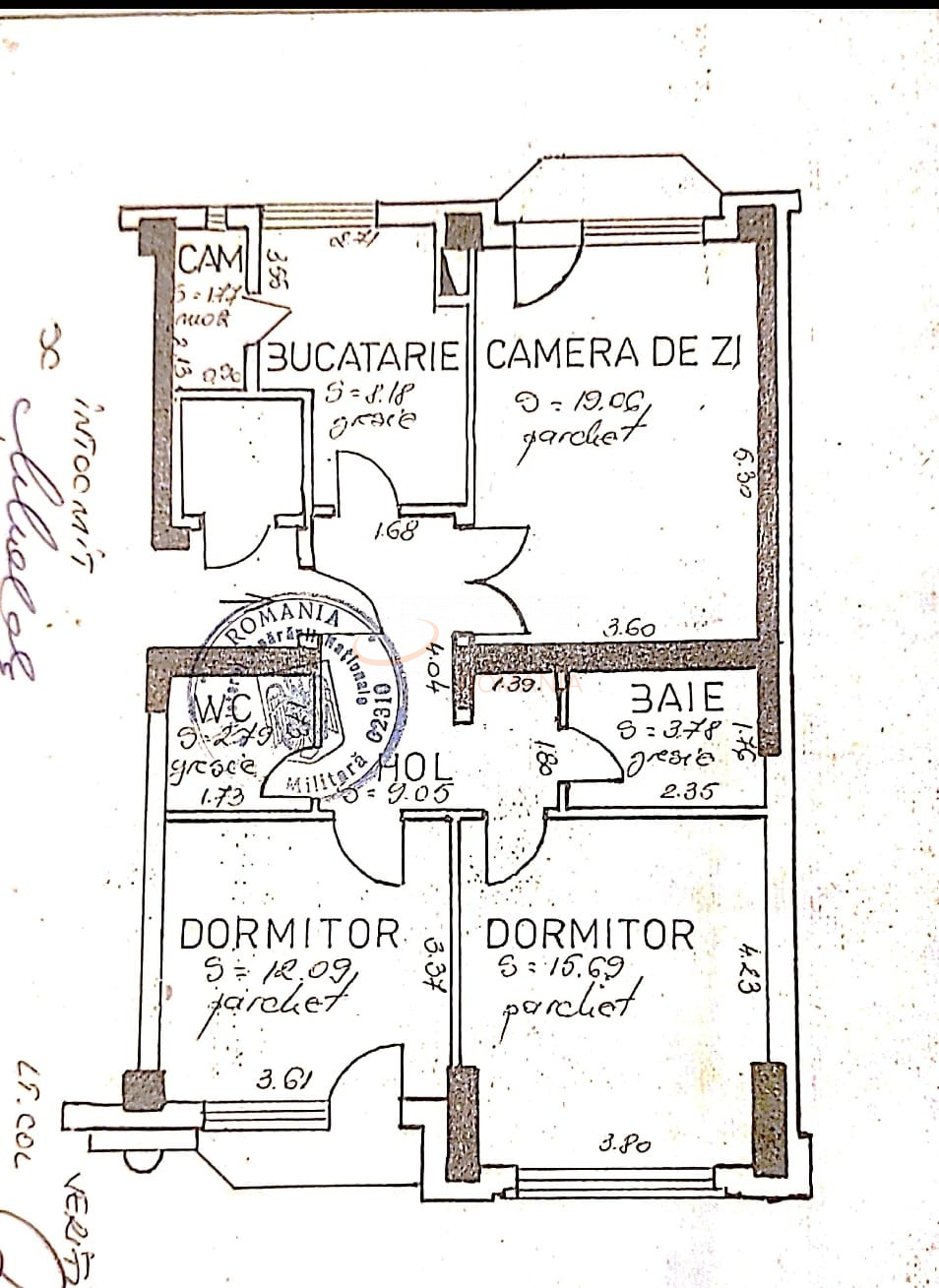 Apartament, 3 camere Bucuresti/Decebal