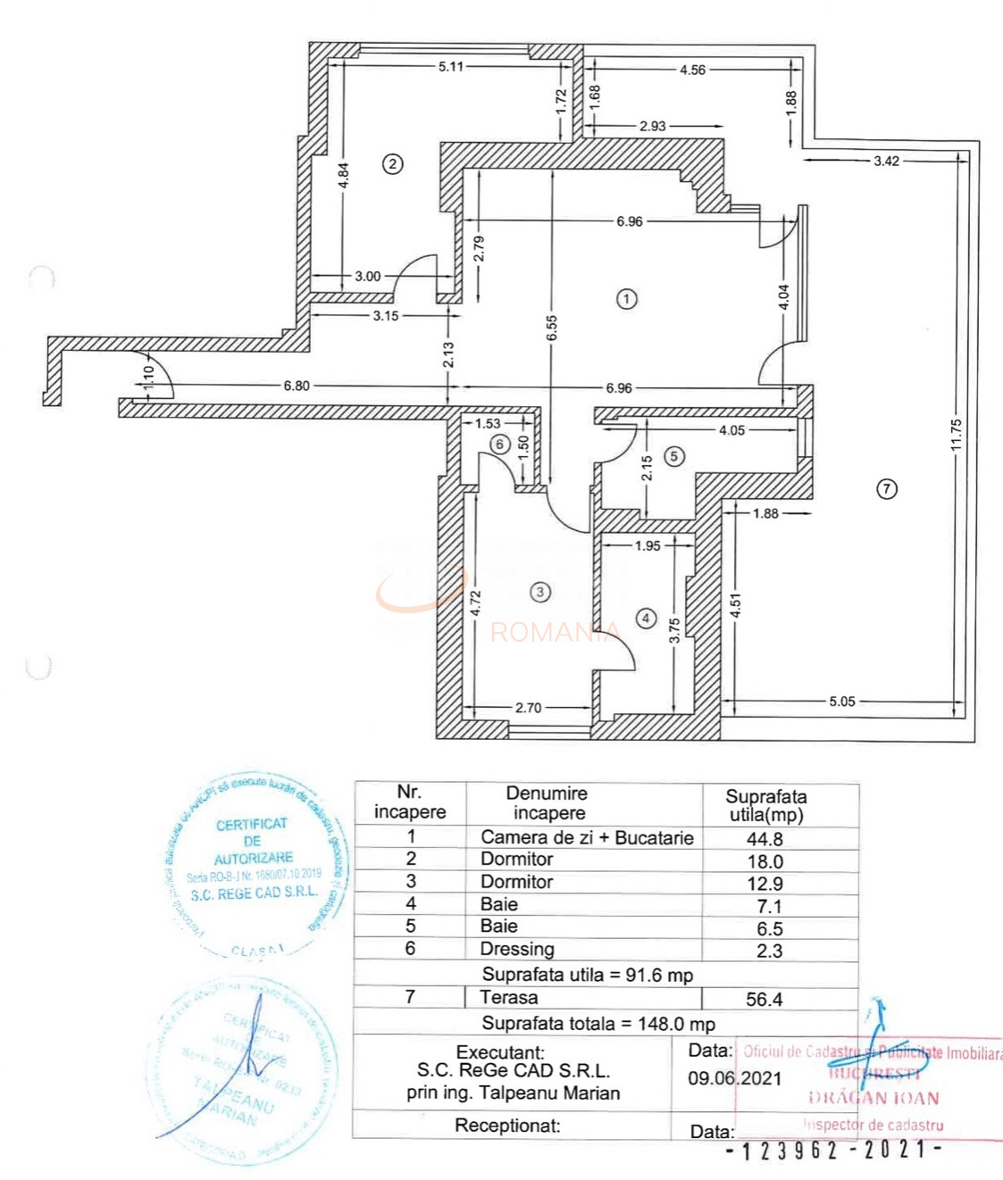 Apartament, 3 camere Bucuresti/Baneasa