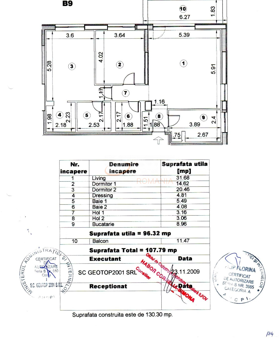 Apartament, 3 camere Bucuresti/Pipera